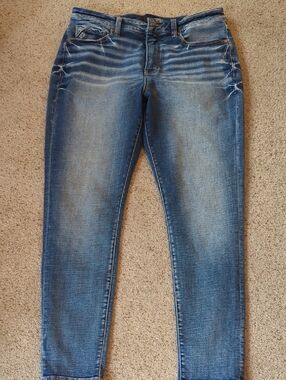 Classic Blue Faded Skinny Jeans
